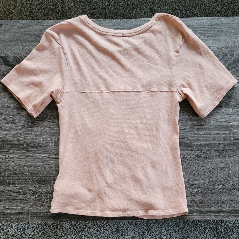 Express Ruched Front Top - Picture 2 of 3